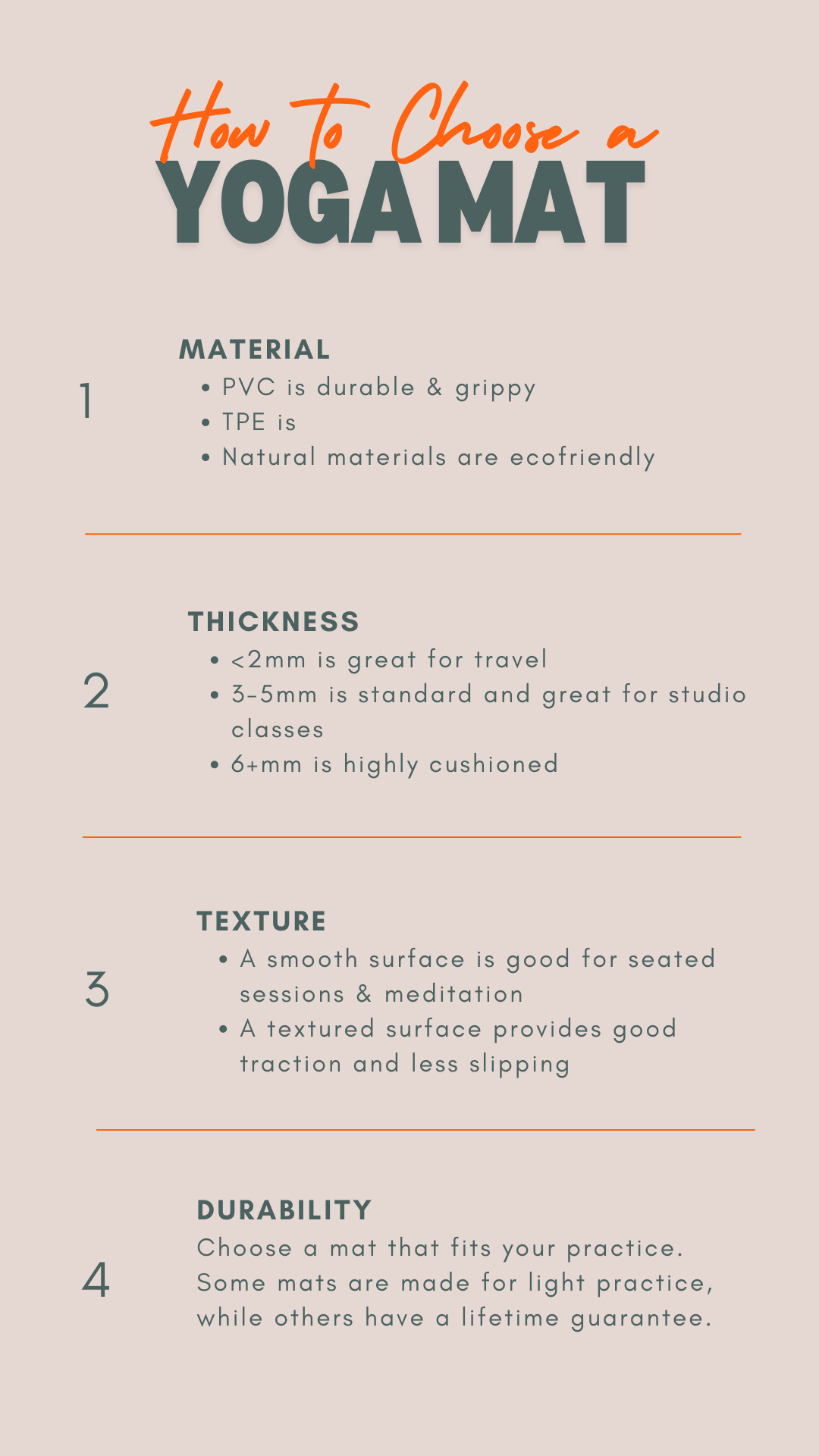 The Ultimate Guide to Choosing A Yoga Mat The Rise & Flow